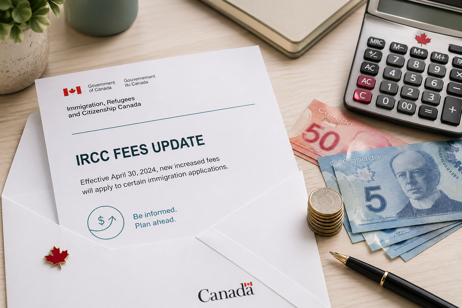 Hausse des frais de demande de r&eacute;sidence permanente au Canada en 2026 par IRCC